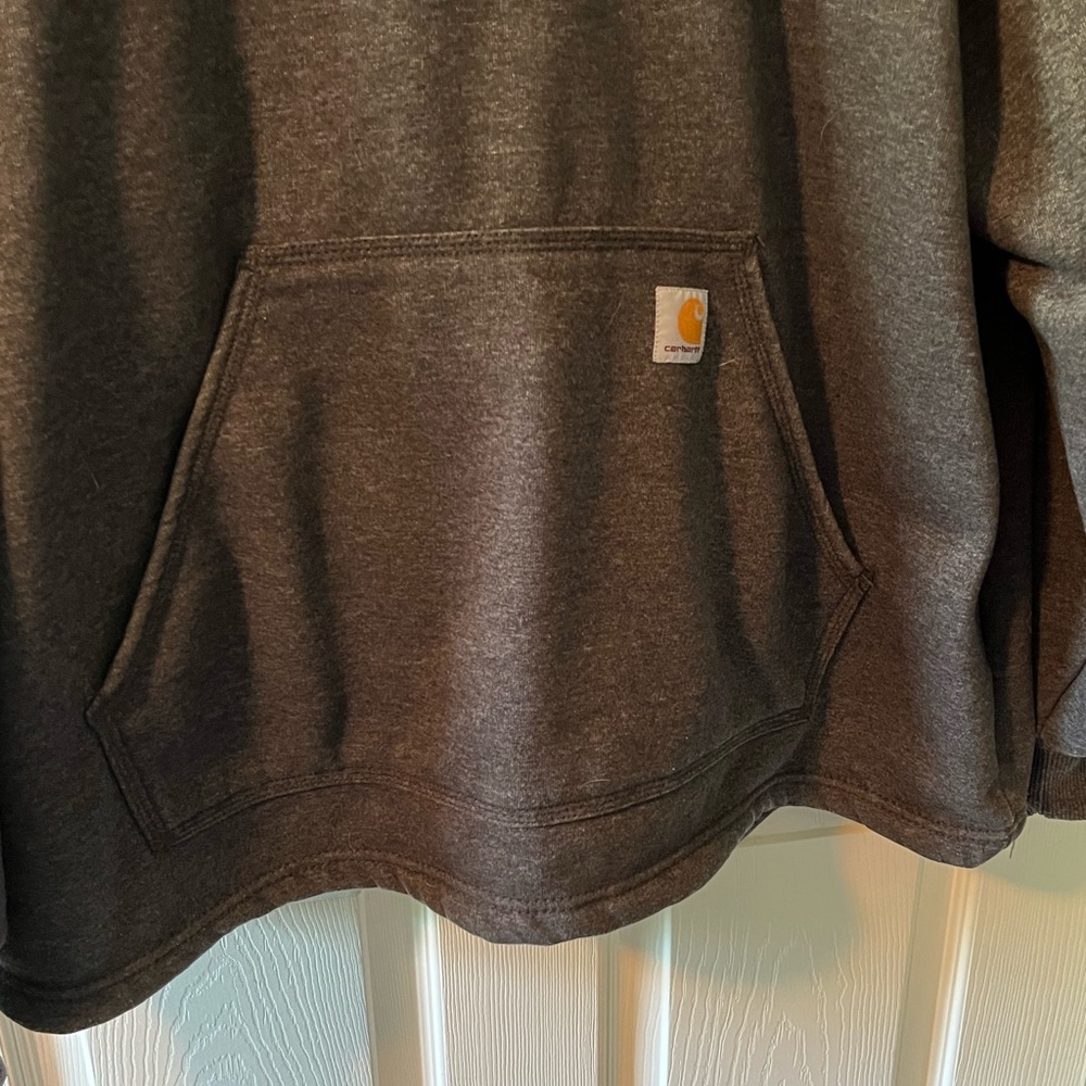 Carhartt Heavy Duty Rain Defender 3/4 Zip Sweatshirt - Picture 3 of 6